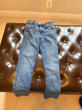 Lucky Straight-Leg Blue Jeans